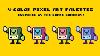 Creating 4 Color Pixel Art Palettes Inspired By The Super Gameboy