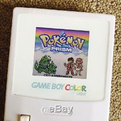 Custom Backlit Ags-101 Nintendo Gameboy Color White