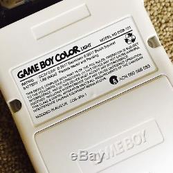 Custom Backlit Ags-101 Nintendo Gameboy Color White