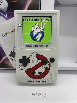 Custom Boxed Nintendo Gameboy Color Light Ghostbusters IPS Q5 OSD Backlight