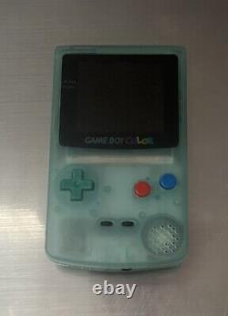Custom Gameboy Color with new ips screen and clear case
