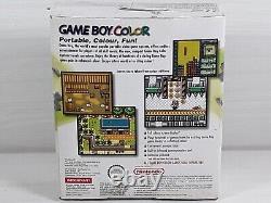 Custom Gameboy Colour Console Tmnt Lime Green Boxed With Manuals