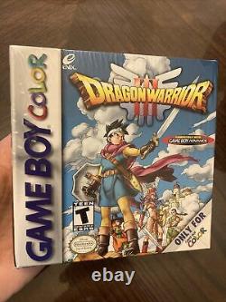 Dragon Warrior 3 SEALED Nintendo Game Boy Color DQ3 iii quest WATA VGA READY gb