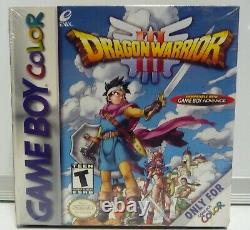 Dragon Warrior III Game Boy Color New Sealed H-seam Rare Rpg Vga Wata Ready