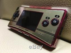 Excellent Nintendo Game Boy Micro 20th Famicom NES color Game console F/S