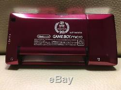 Excellent++ Nintendo Game Boy Micro 20th Famicom NES color Game console F/S
