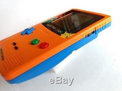 Excellent Nintendo Gameboy Color Pokemon Limited edition Orange color console-C1