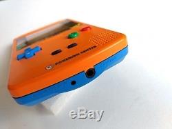 Excellent Nintendo Gameboy Color Pokemon Limited edition Orange color console-C1