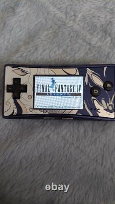 FINAL FANTASY IV ADVANCE + Yoshitaka Amano Design Game Boy Micro JP Limited USED