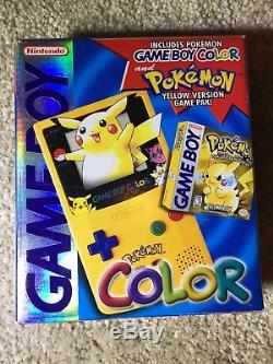 Factory Sealed Nintendo Game Boy Color Pikachu / Pokemon Edition V. G