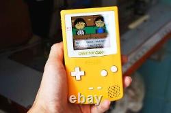 Funnyplaying IPS Q5 Game Boy Color With Laminated Lens Nintendo GBC Yellow