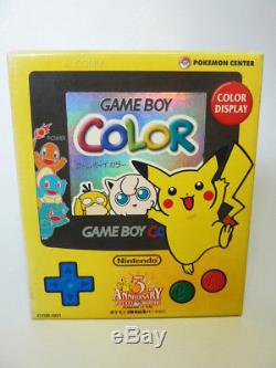 GAME BOY COLOR POKEMON CENTER JAPAN 3rd ANNIVERSARY LIMITED EDITION BRAND NEW