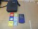 Gameboy Color Purple Withpokemon Game Bundle Yellow, Red, Blue, Gold, Silver, Crystal