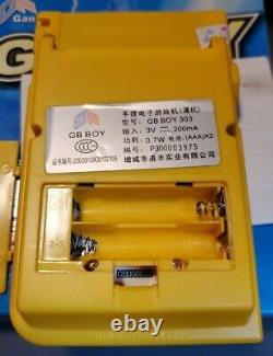 GB Boy Colour Portable Game Action Console Yellow Pikachu Version RARE Tested