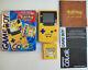 Glass Screen Gameboy Color Pokemon Pikachu Edition Handheld System Complete Cib