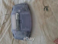 Game Boy Advance Console, Glacier Colour (GBA) Boxed, Tested & Working Condition