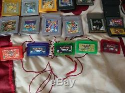 Game Boy Advance, SP, Colour, and Pocket. With games