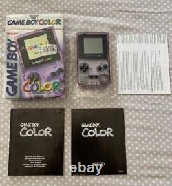Game Boy Color. Atomic Purple. 1999 Nintendo. Original. GBC. Boxed