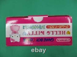 Game Boy Color CGB-001 Hello Kitty Special Box 2 Excellent