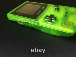 Game Boy Color Clear Green Limited Edition Nintendo maintenance Very Good