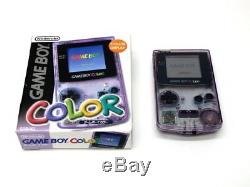 Game Boy Color (Clear Purple) Manufacturer end of production Japan 483