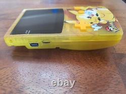 Game Boy Color Custom Shell & Case with IPS Screen Nintendo GBC Pokemon Gen 1
