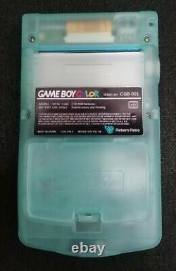 Game Boy Color Glow In The Dark, Q5 IPS OSD Screen, Audio Amp, Power Modded