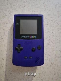 Game Boy Color Grape Handheld Console- Tested, Works Perfectly, Original Product