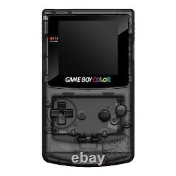 Game Boy Color IPS Console LCD Q5 Clear Black GBC Prestige Edition ABS