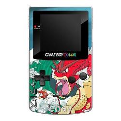 Game Boy Color IPS Console LCD Q5 Red Gyarados GBC Prestige Edition ABS