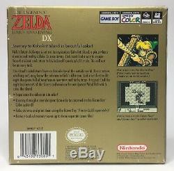 Game Boy Color Legend of Zelda Links Awakening DX Complete in Box CIB Tested