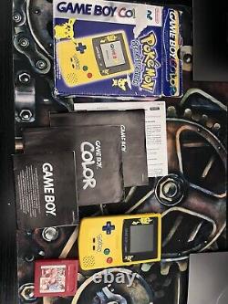 Game Boy Color Limited Pokemon Edition (boxed) Including Pokemon Red