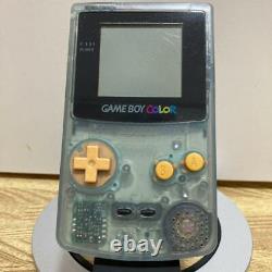 Game Boy Color Limited TSUTAYA with game CGB-001 Rare Water Blue
