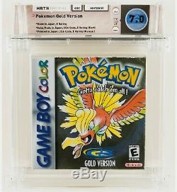 Game Boy Color Pokemon Gold Version CIB WATA 7.0
