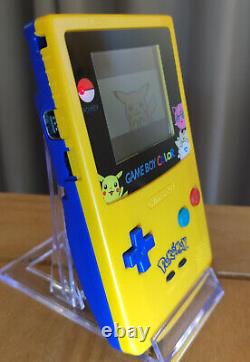 Game Boy Color Pokémon Pikachu Edition MINT GBC Colour Pokemon MINT Condition