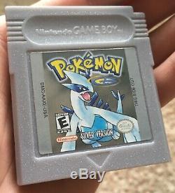 Game Boy Color Pokemon Silver Complete CIB Authentic Tested New Battery