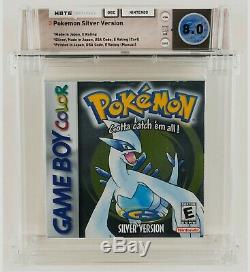 Game Boy Color Pokemon Silver Version CIB WATA 8.0