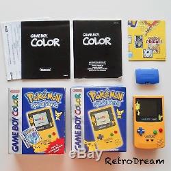 Game Boy Color Pokemon Special Edition Avec Boite & Fourreau Rare