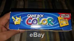 Game Boy Color Pokemon Yellow Pikachu Special Edition GBC New Factory Sealed