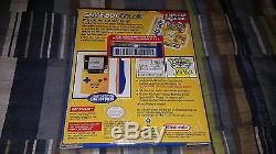 Game Boy Color Pokemon Yellow Pikachu Special Edition GBC New Factory Sealed