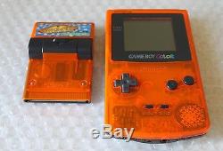 Game Boy Color System Clear Orange & Black Daiei Hawks Nintendo Japan Super Rare