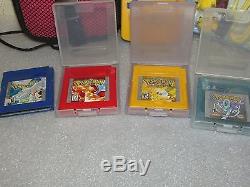 Game Boy Color System Limited Yellow Pokemon Edition & Pokemon Games Yellow, crys