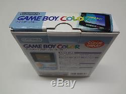 Game Boy Color System Tsutaya Limited Water Blue Nintendo Japan MINT