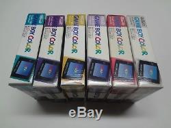 Game Boy Color Systems Regular versions 6-Set FULL Nintendo Game Boy Japan VGOOD