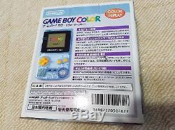 Game Boy Color TSUTAYA system clear blue Japan Nintendo gbc