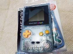 Game Boy Color TSUTAYA system clear blue Japan Nintendo gbc
