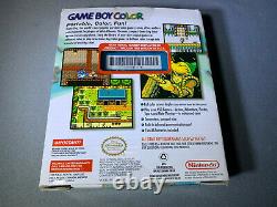 Game Boy Color Teal Nintendo Handheld Open Box Mint Condition