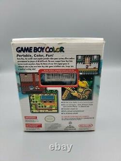 Game Boy Color (Teal) with Box & Instructions (Nintendo, 1998) Complete CIB