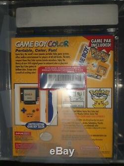 Game Boy Color Yellow Pokemon Edition Pikachu 1999 Vga wata brand new seal rare