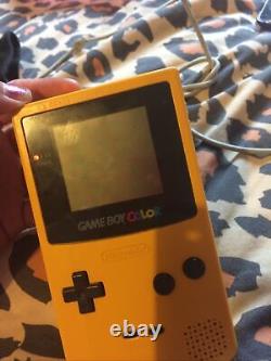 Game Boy Colour Yellow Console